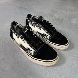 Revenge x Storm Black Paisley Lightning Bolt Skate Shoes — Men’s Size 9